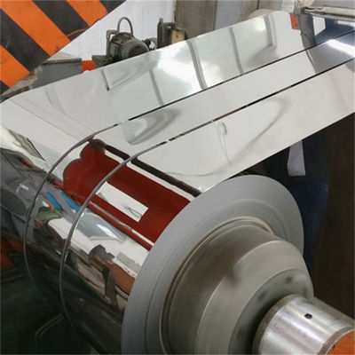 Tira de acero inoxidable modificada para requisitos particulares 50m m de la tira de acero decorativa del final del espejo de los VAGOS 2B