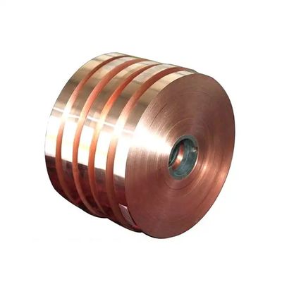 Bobina profesional de la tira del cobre de la hoja 0.1m m C2100 C2200 C2400 del cobre del proveedor