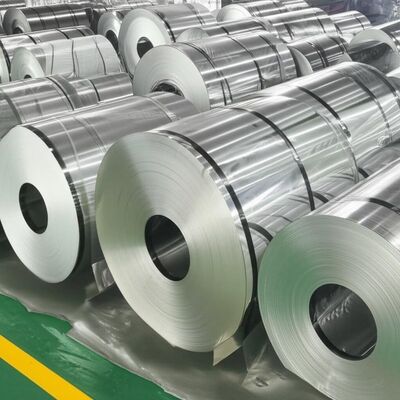 Construcción bobinas de acero inoxidable que proporcionan resistencia a la tracción 520 a 750 MPa Material perfecto para la industria de recipientes alimentarios y robusto