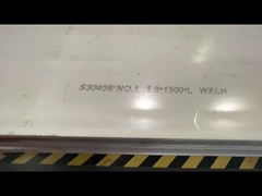 La hoja de acero inoxidable de acero inoxidable laminada en caliente de la hoja 4m m grabó en relieve la hoja de acero inoxidable