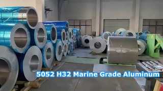 Hoja de aluminio de grado marino 5052 H32, la mejor para la construcción de barcos